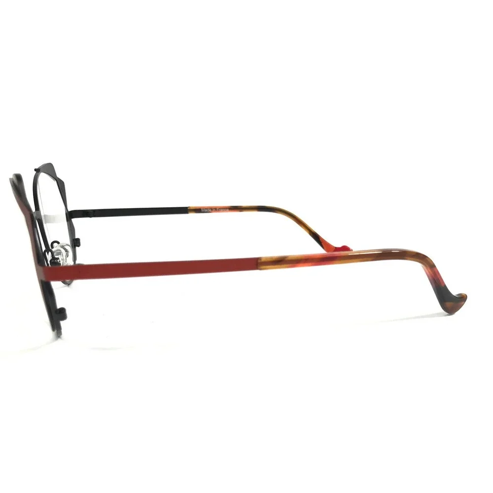 BOZ Eyeglasses Frames OSTINE 0068 Black Red Matte Cat Eye Full Rim 54-16-140